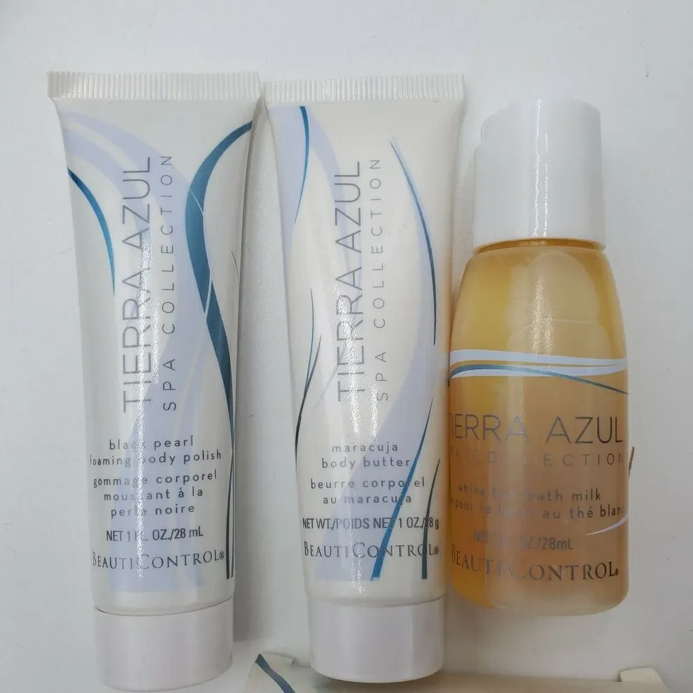 BeautiControl Tierra Azul Spa Collection Luxury Spa Experience Travel Set 3 pc